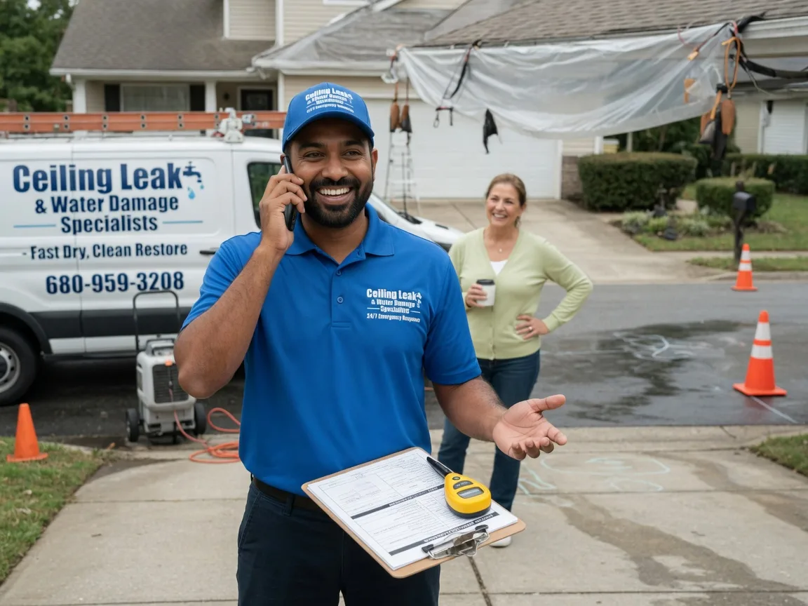 Ceiling Leak Cleanup New Columbia, PA FAQs